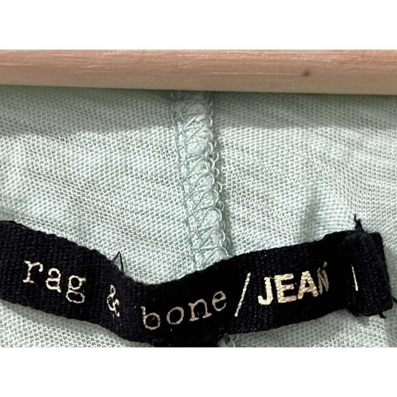 Rag & Bone Classic Beater Tank Cotton in Celadon Green Tank Green Size M - Picture 4 of 8